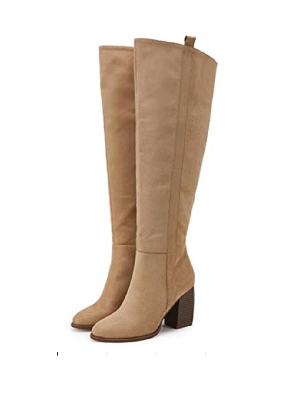 Over the Knee Thigh High Boots Faux Suede
